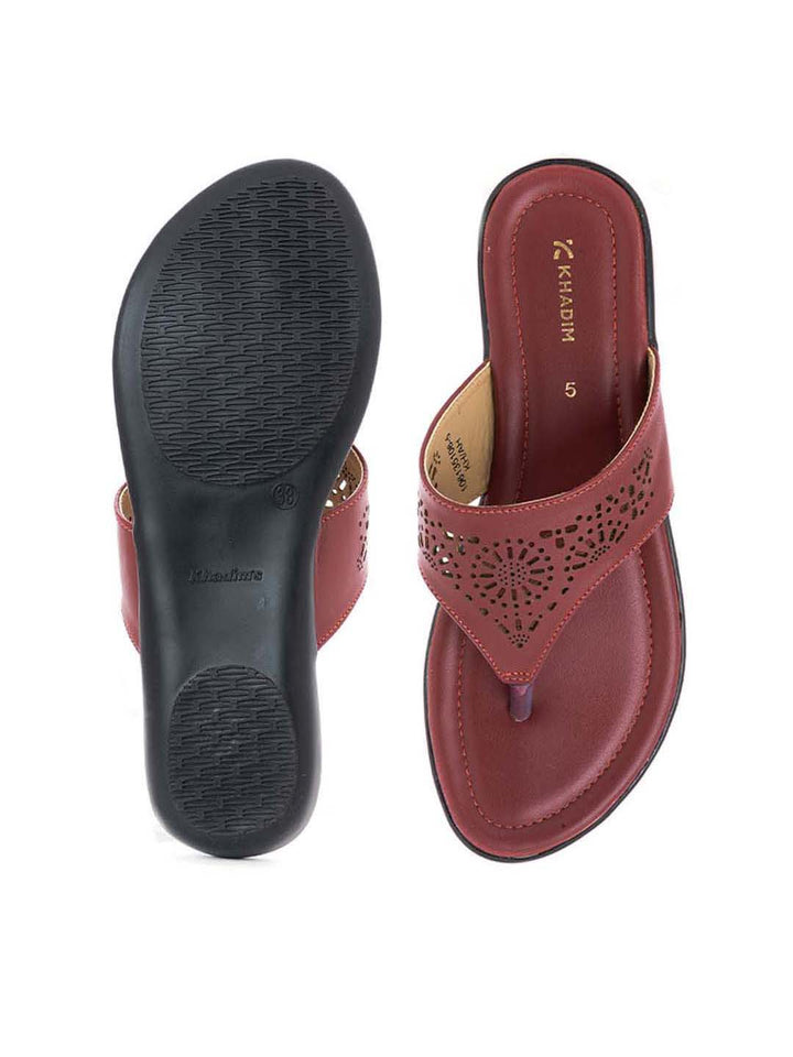 Khadim Flat Slip On Sandal for Women