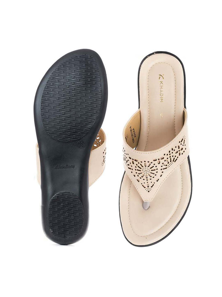 Khadim Flat Slip On Sandal for Women