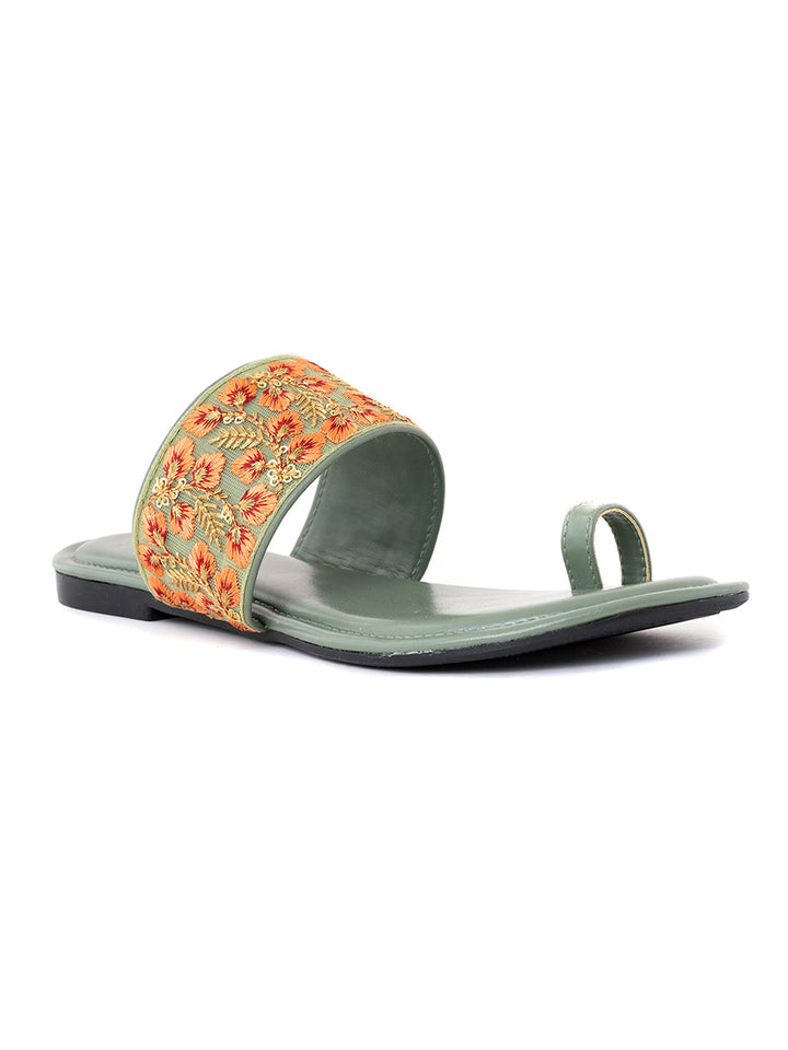 Khadim Flat Slip On Sandal for Women