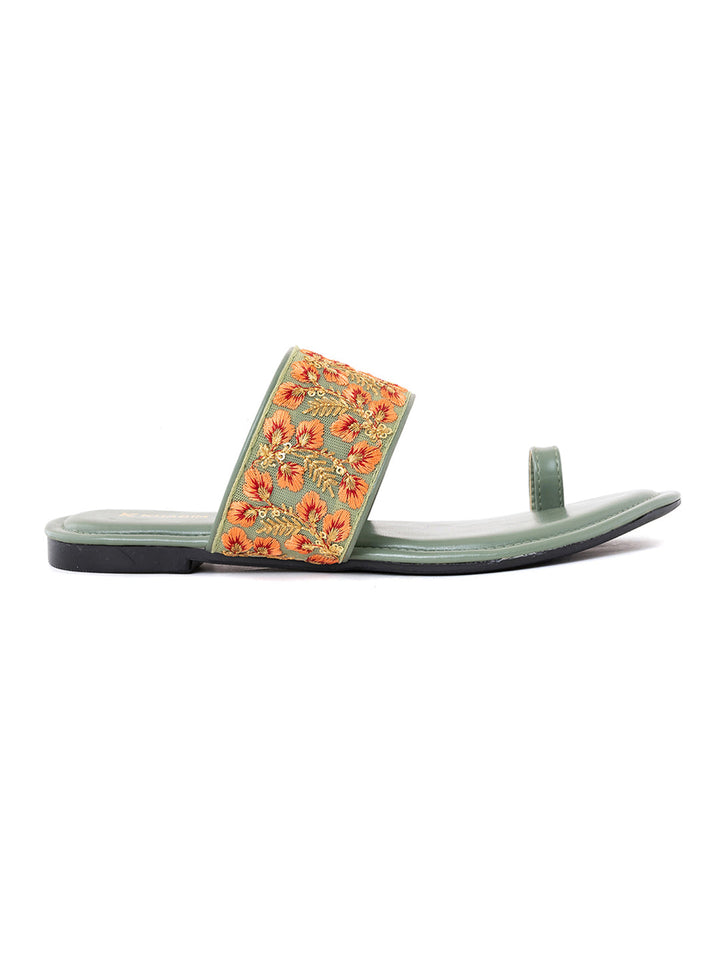 Khadim Flat Slip On Sandal for Women