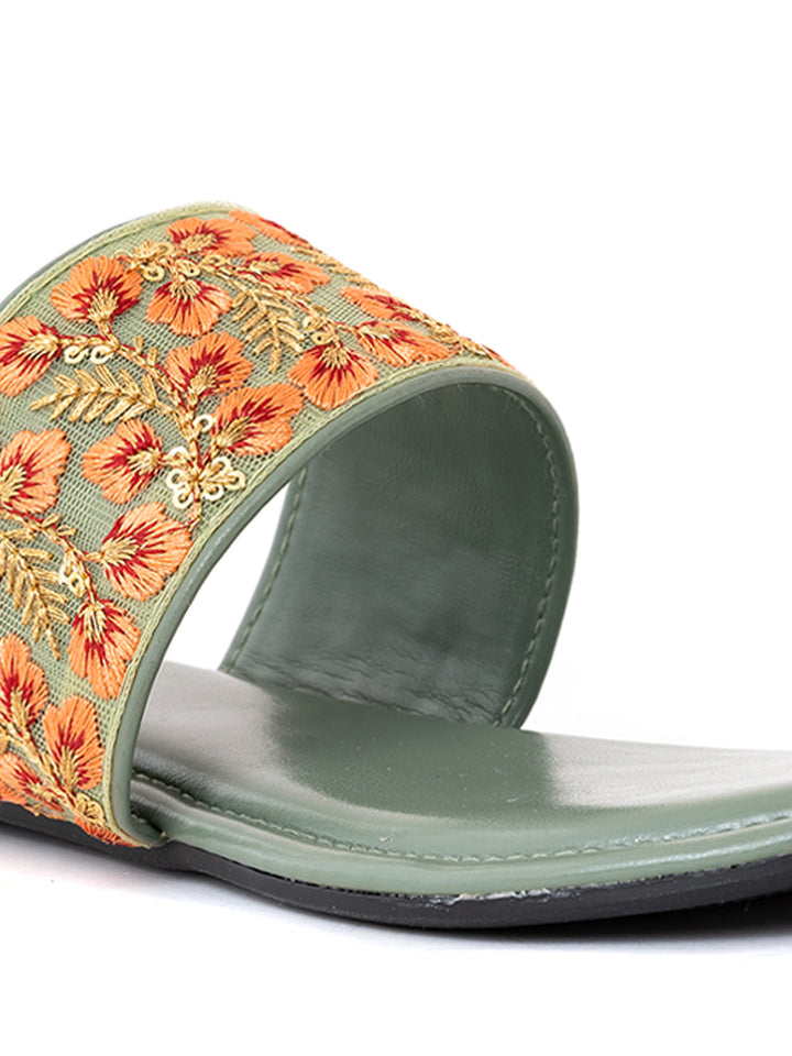 Khadim Flat Slip On Sandal for Women