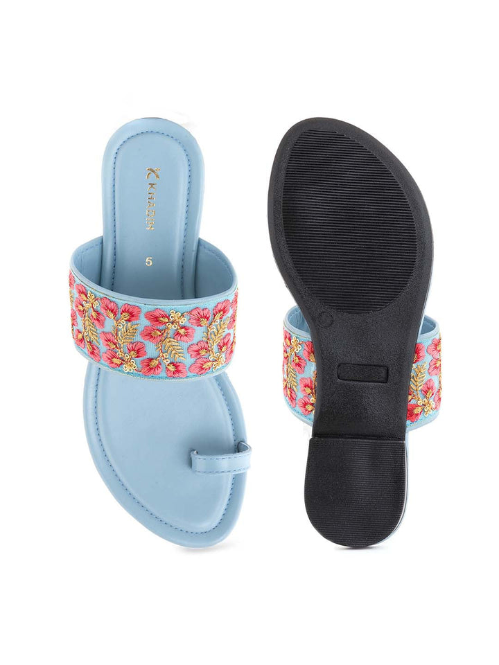 Khadim Flat Slip On Sandal for Women