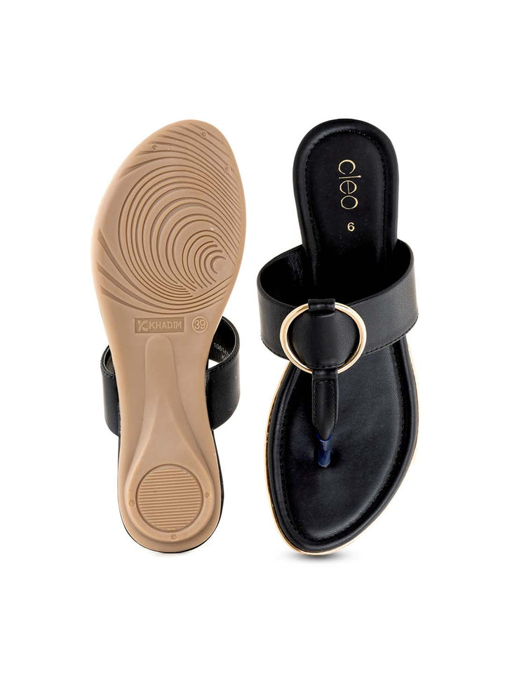 Khadim Cleo Flat Slip On Sandal for Women