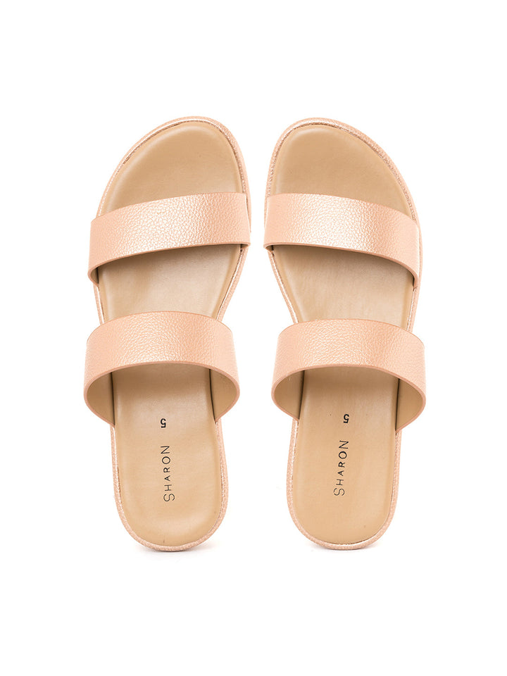 Khadim Sharon Platform Heel Mule Slip On Sandal for Women