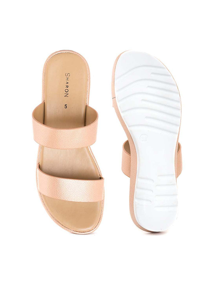 Khadim Sharon Platform Heel Mule Slip On Sandal for Women