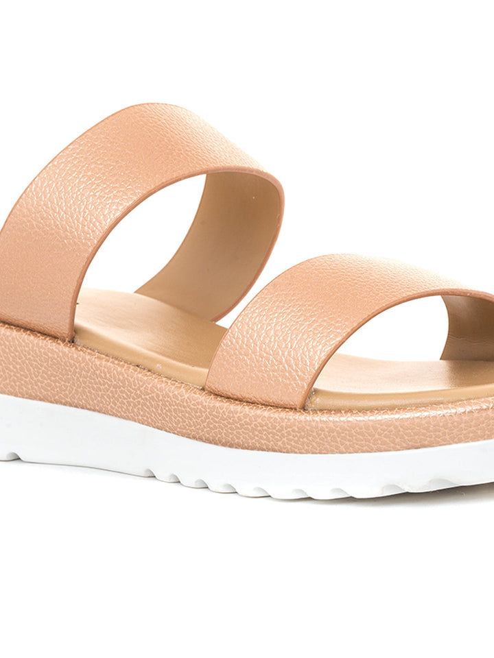 Khadim Sharon Platform Heel Mule Slip On Sandal for Women