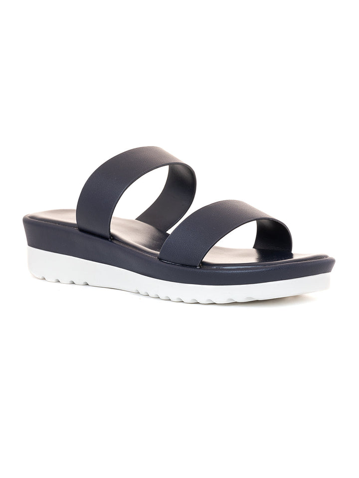 Khadim Sharon Platform Heel Mule Slip On Sandal for Women