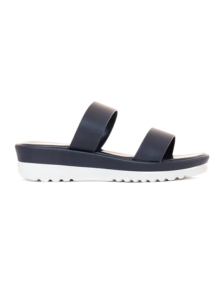 Khadim Sharon Platform Heel Mule Slip On Sandal for Women