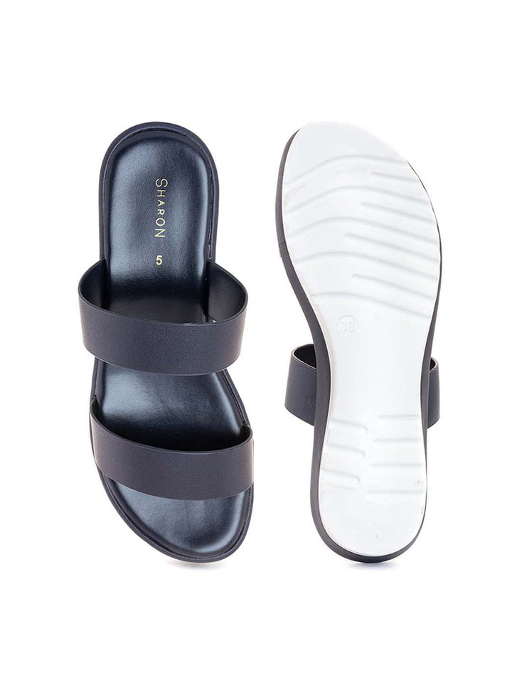Khadim Sharon Platform Heel Mule Slip On Sandal for Women