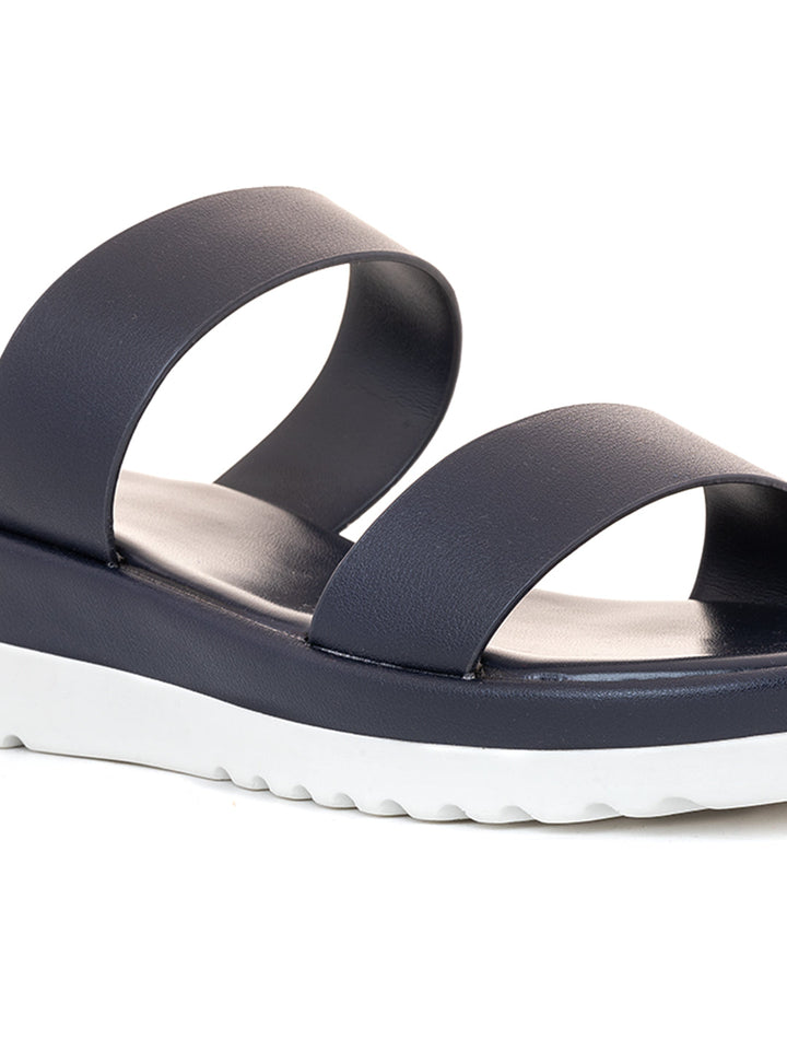 Khadim Sharon Platform Heel Mule Slip On Sandal for Women
