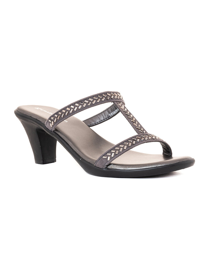 Khadim Cone Heel Slip On Sandal for Women