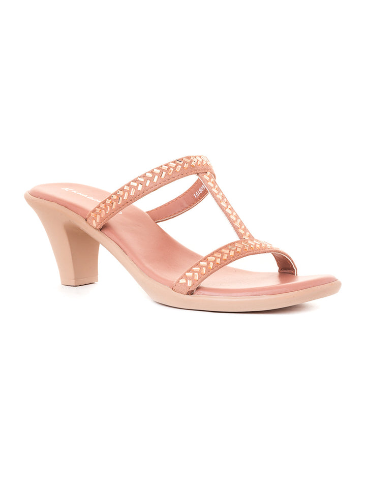 Khadim Cone Heel Slip On Sandal for Women