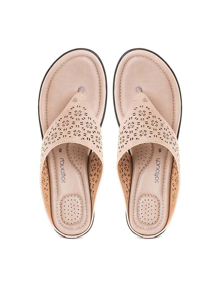 Khadim Softouch Flat Slip On Sandal for Women