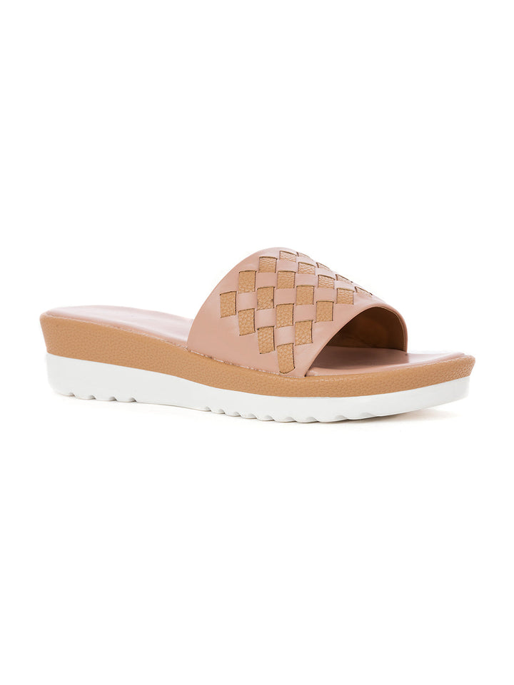 Khadim Sharon Platform Heel Mule Slip On Sandal for Women