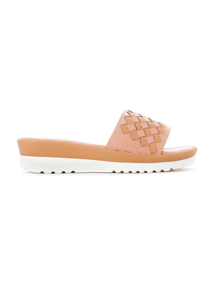 Khadim Sharon Platform Heel Mule Slip On Sandal for Women