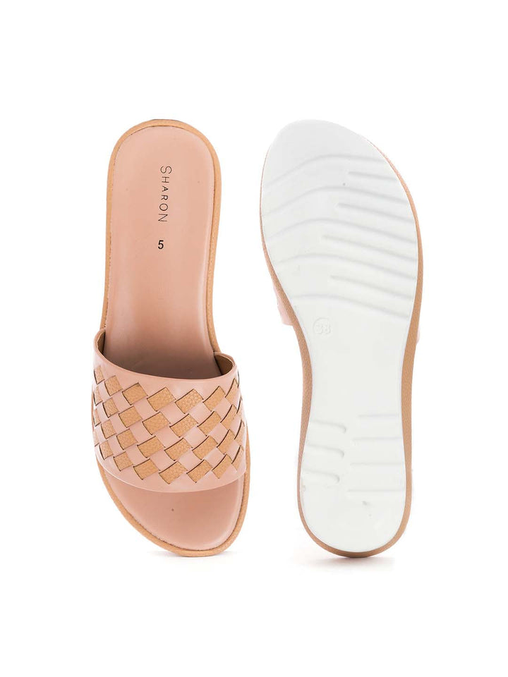 Khadim Sharon Platform Heel Mule Slip On Sandal for Women