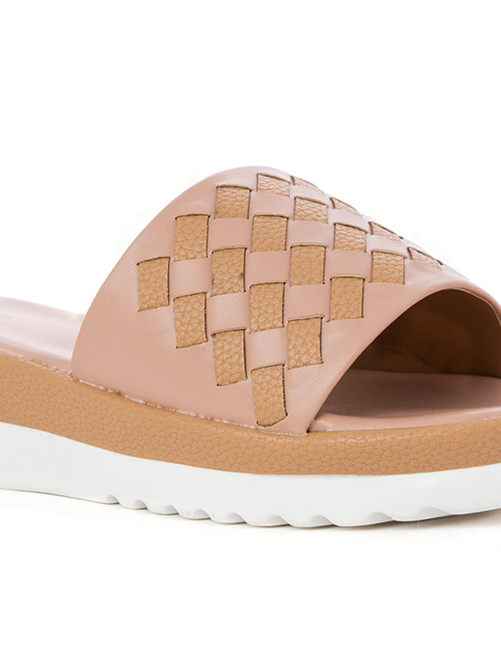 Khadim Sharon Platform Heel Mule Slip On Sandal for Women
