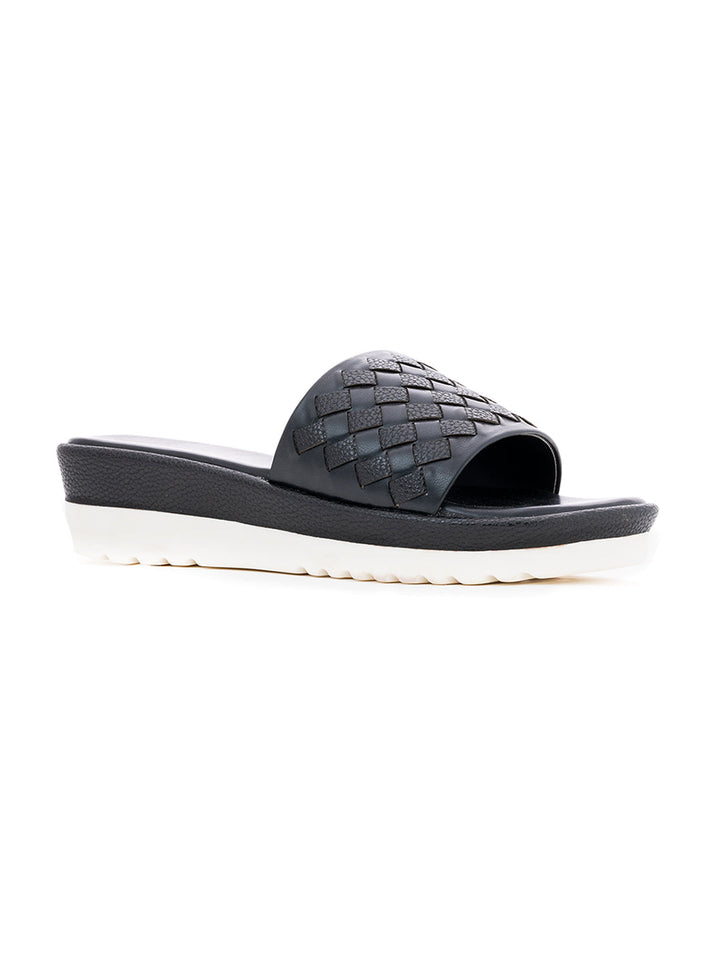 Khadim Sharon Platform Heel Mule Slip On Sandal for Women