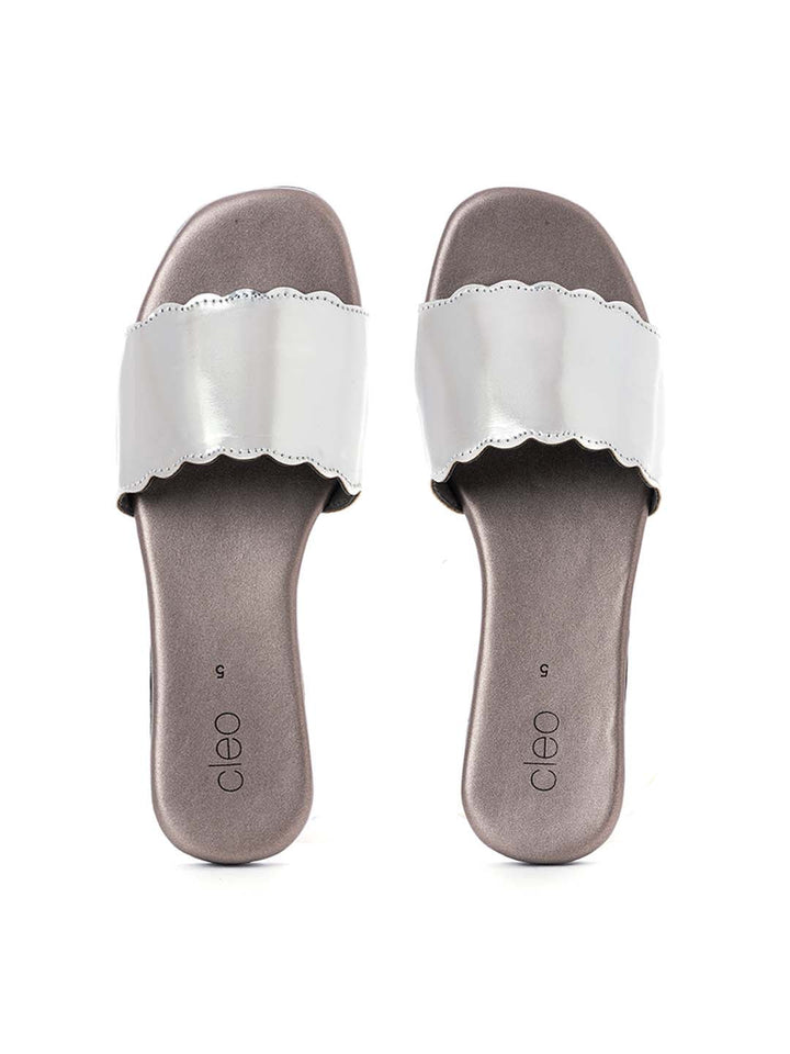 Khadim Cleo Flat Mule Slide Sandal for Women