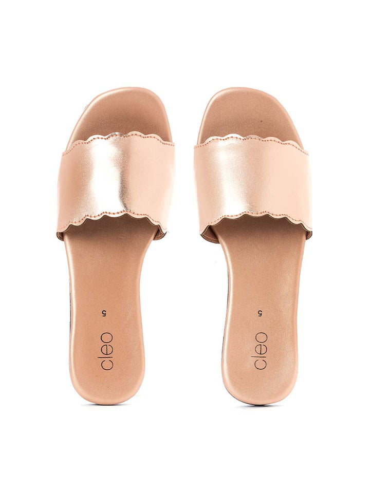 Khadim Cleo Flat Mule Slide Sandal for Women