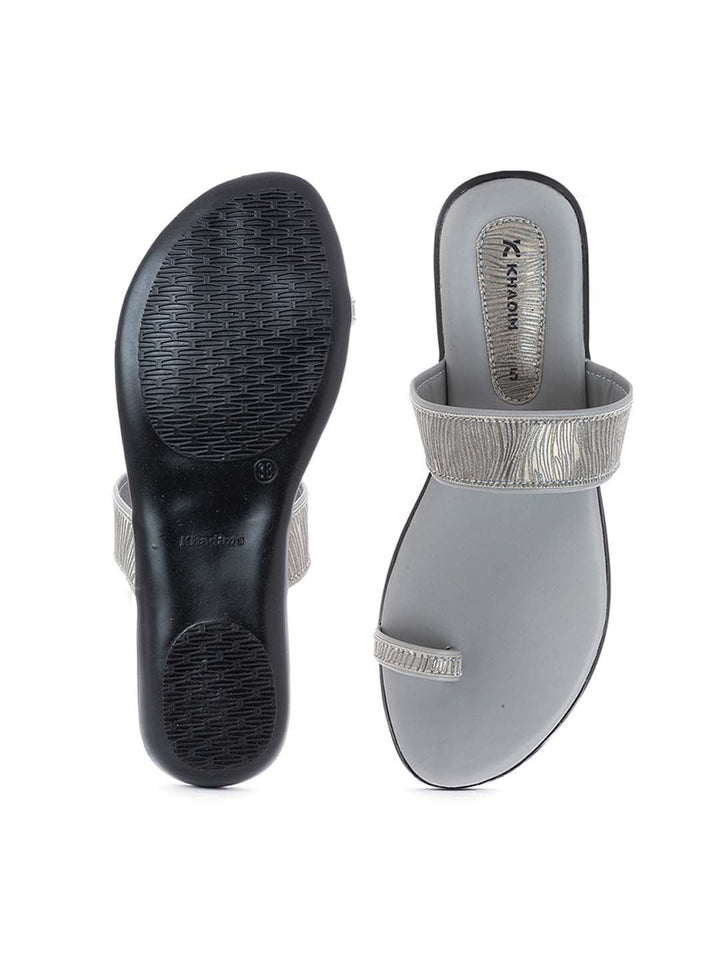 Khadim Flat Slip On Sandal for Women