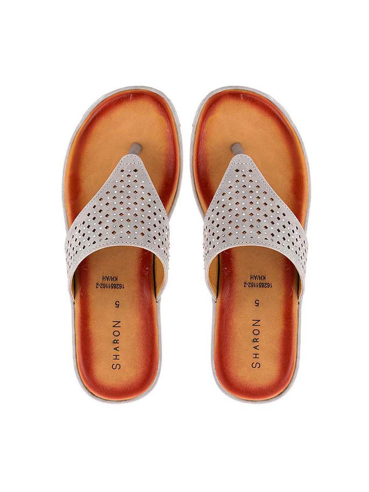 Khadim Sharon Wedge Heel Slip On Sandal for Women