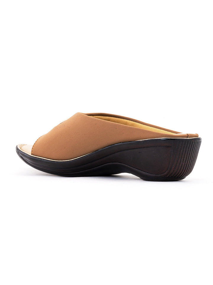 Khadim Wedge Heel Mule Slip On Sandal for Women