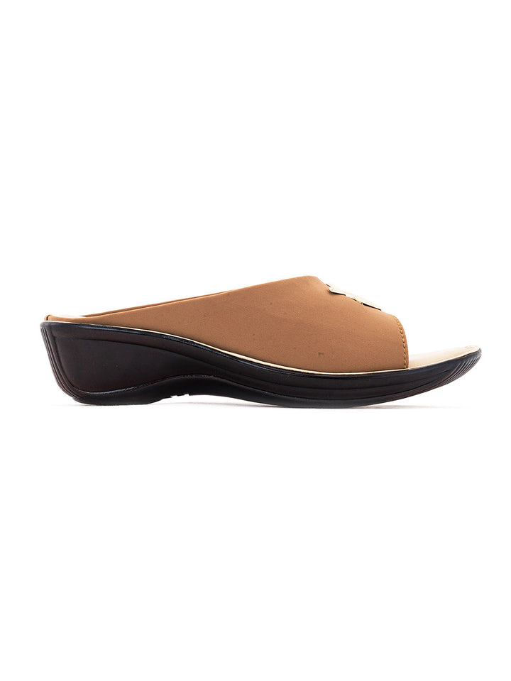 Khadim Wedge Heel Mule Slip On Sandal for Women
