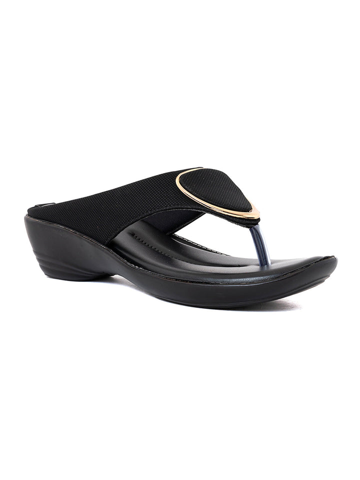 Khadim Wedge Heel Slip On Sandal for Women