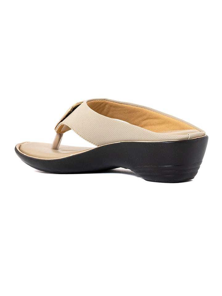 Khadim Wedge Heel Slip On Sandal for Women