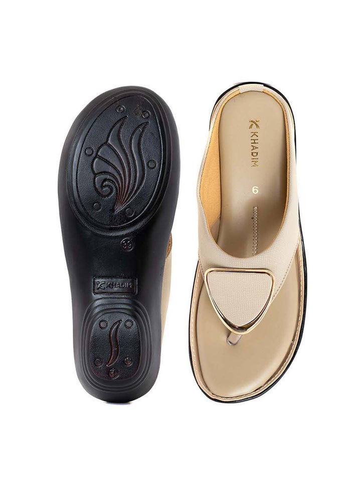 Khadim Wedge Heel Slip On Sandal for Women