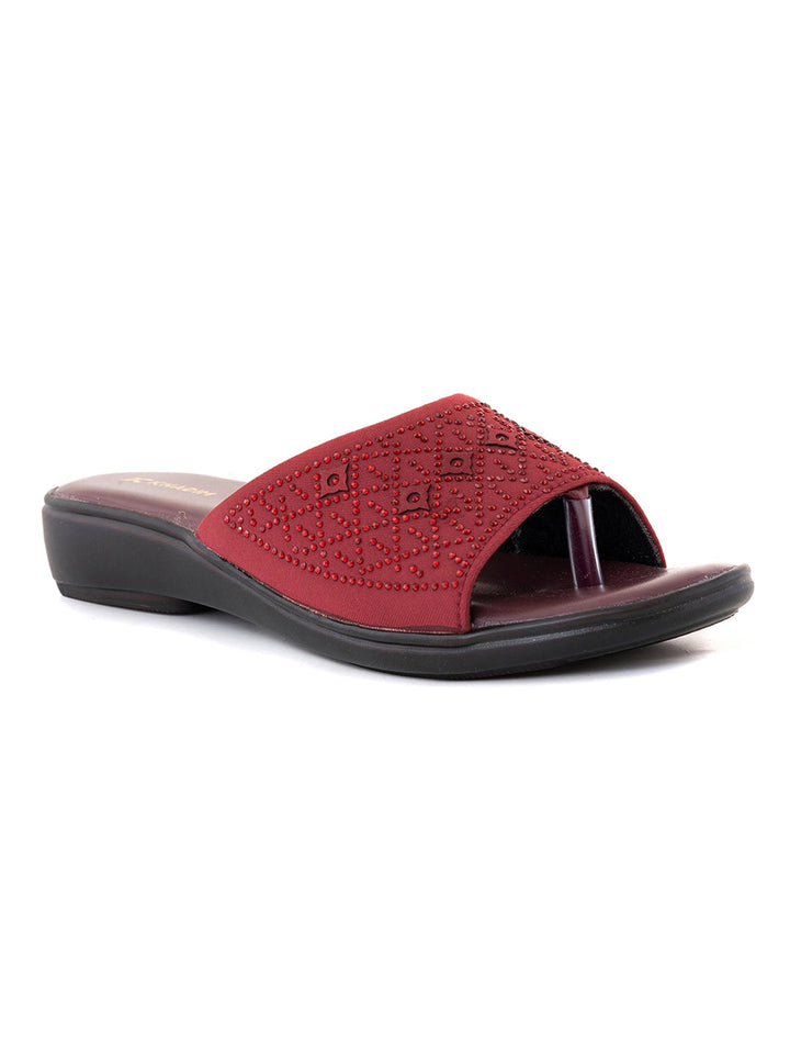 Khadim Flat Slip On Sandal for Women