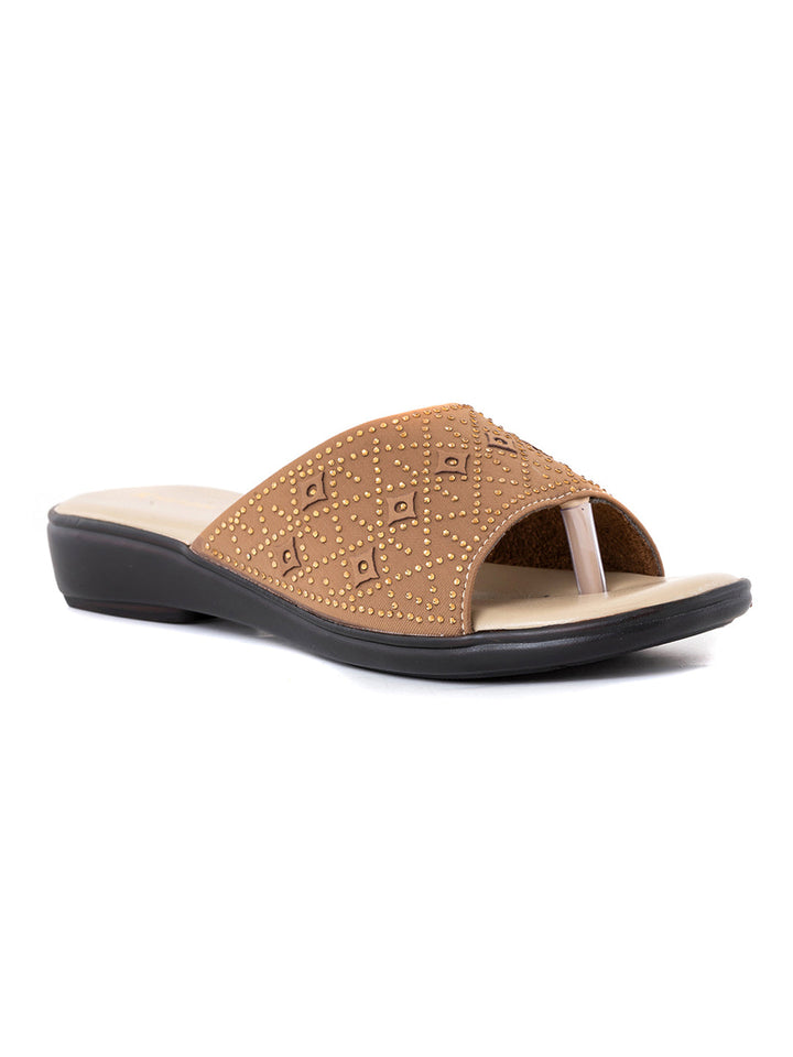 Khadim Flat Slip On Sandal for Women