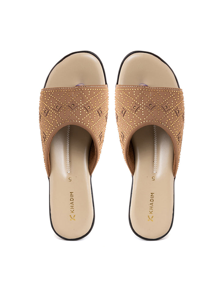 Khadim Flat Slip On Sandal for Women