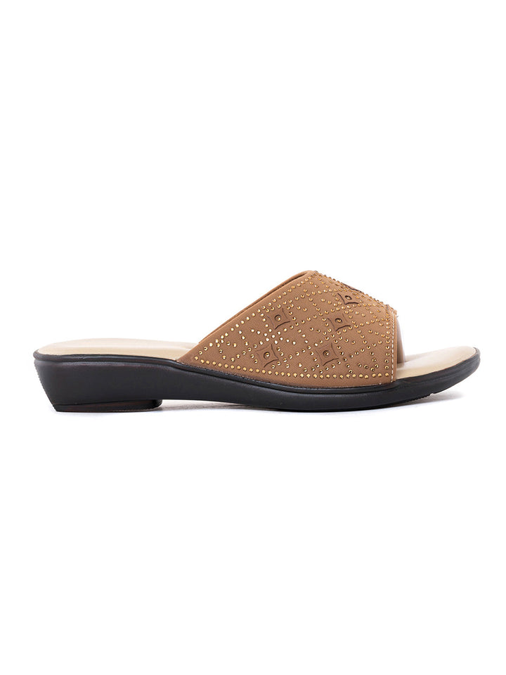 Khadim Flat Slip On Sandal for Women