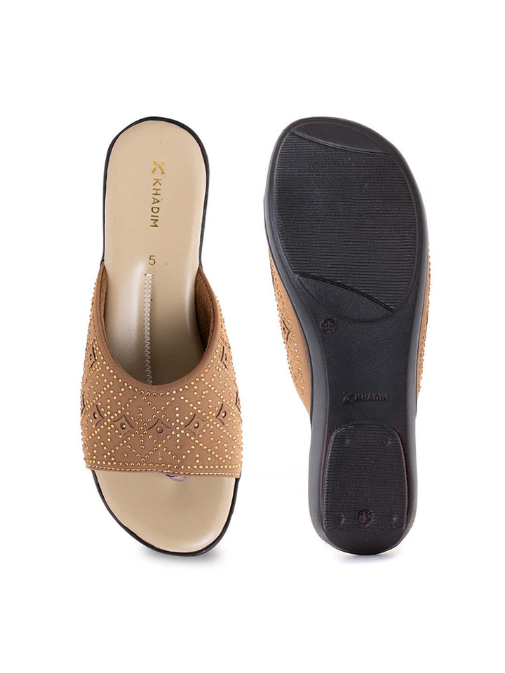 Khadim Flat Slip On Sandal for Women