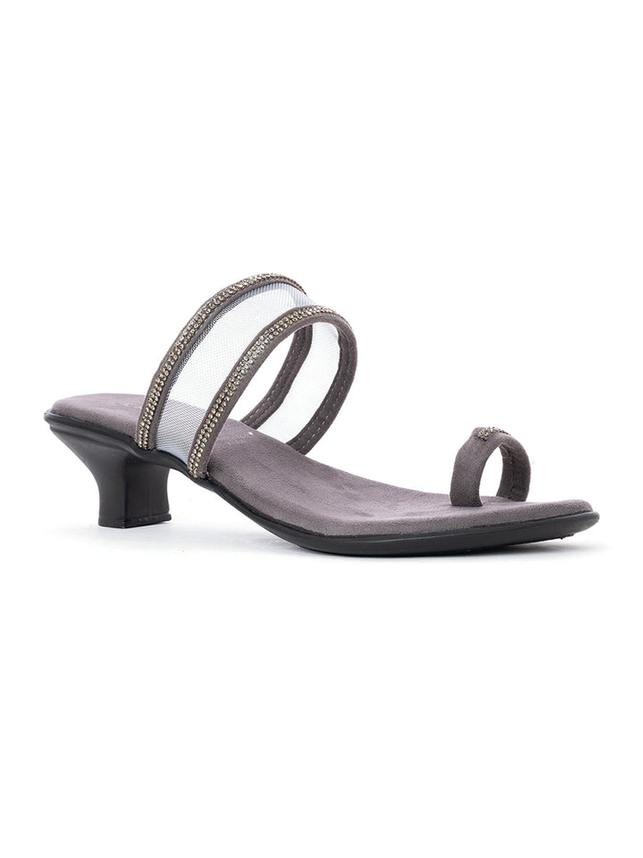 Khadim French Heel Slip On Sandal for Women