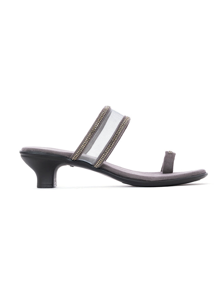 Khadim French Heel Slip On Sandal for Women