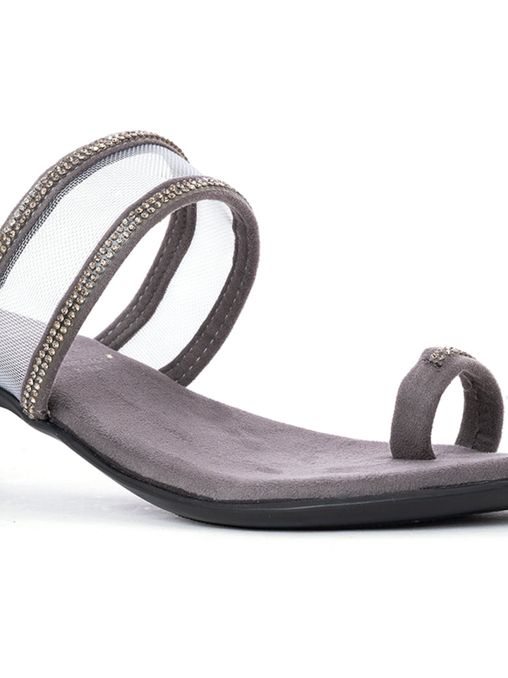 Khadim French Heel Slip On Sandal for Women