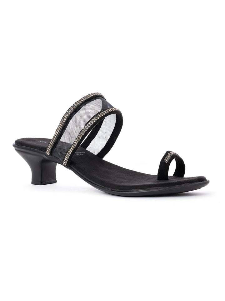 Khadim French Heel Slip On Sandal for Women