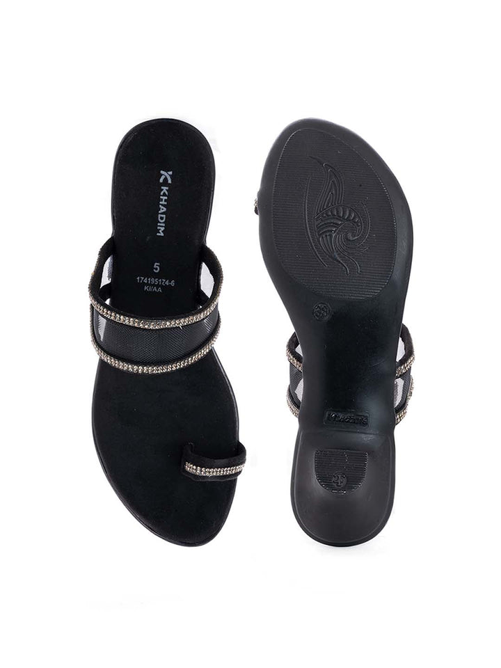 Khadim French Heel Slip On Sandal for Women