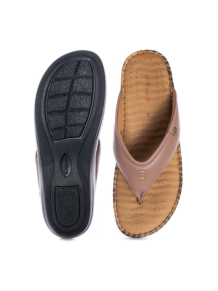 KHADIM Softouch Wedge Heel Slip On Sandal for Women
