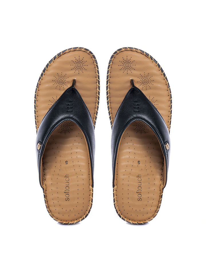 KHADIM Softouch Wedge Heel Slip On Sandal for Women