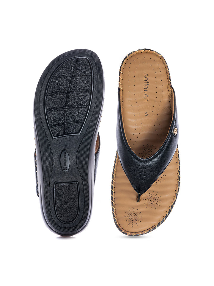 KHADIM Softouch Wedge Heel Slip On Sandal for Women