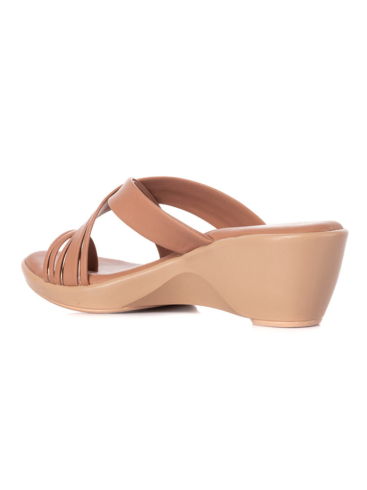 KHADIM Cleo Wedge Heel Slip On Sandal for Women