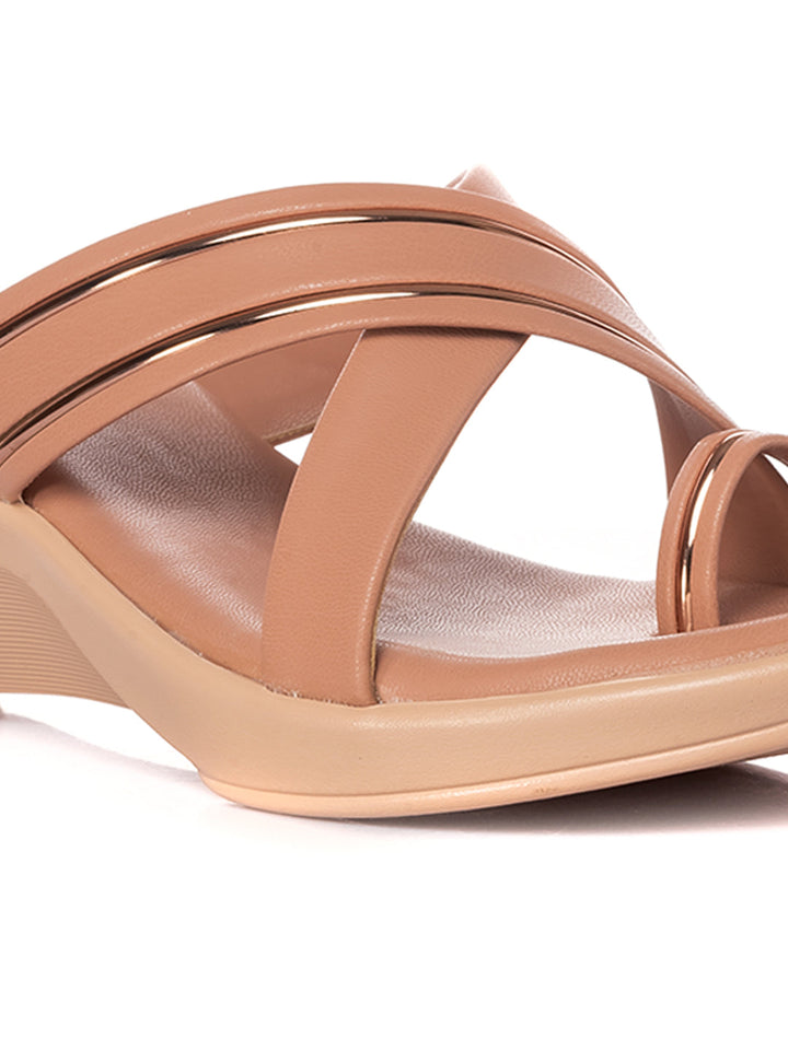 KHADIM Cleo Wedge Heel Slip On Sandal for Women