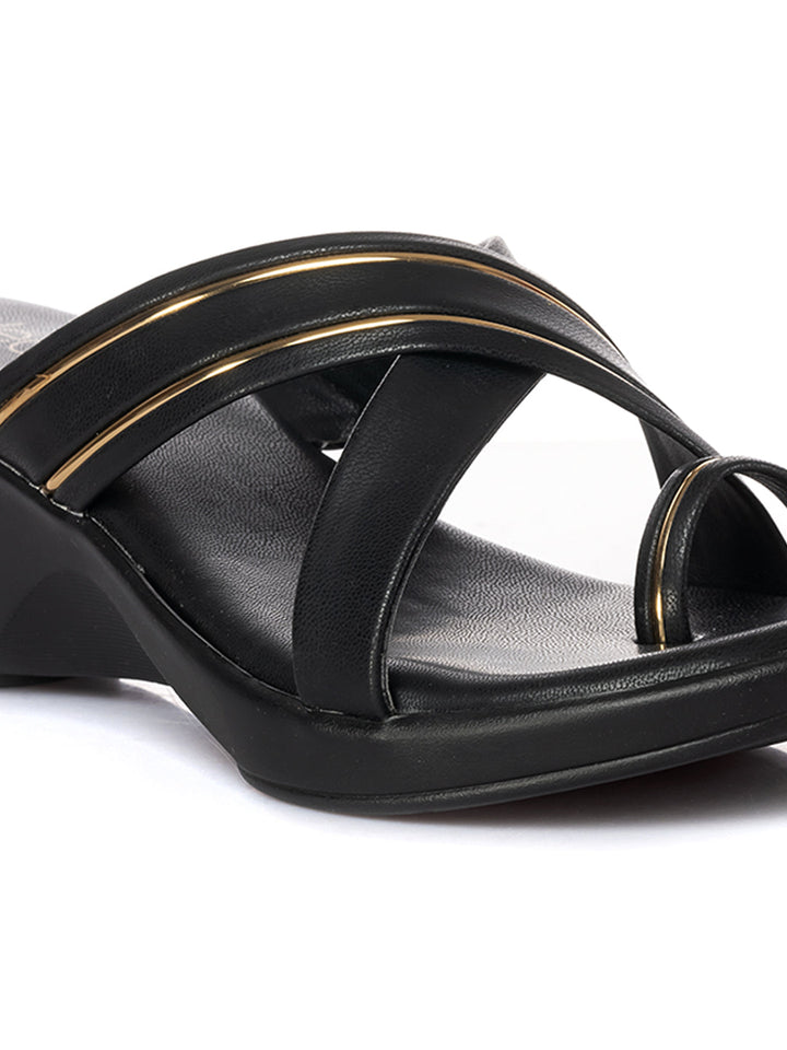 KHADIM Cleo Wedge Heel Slip On Sandal for Women
