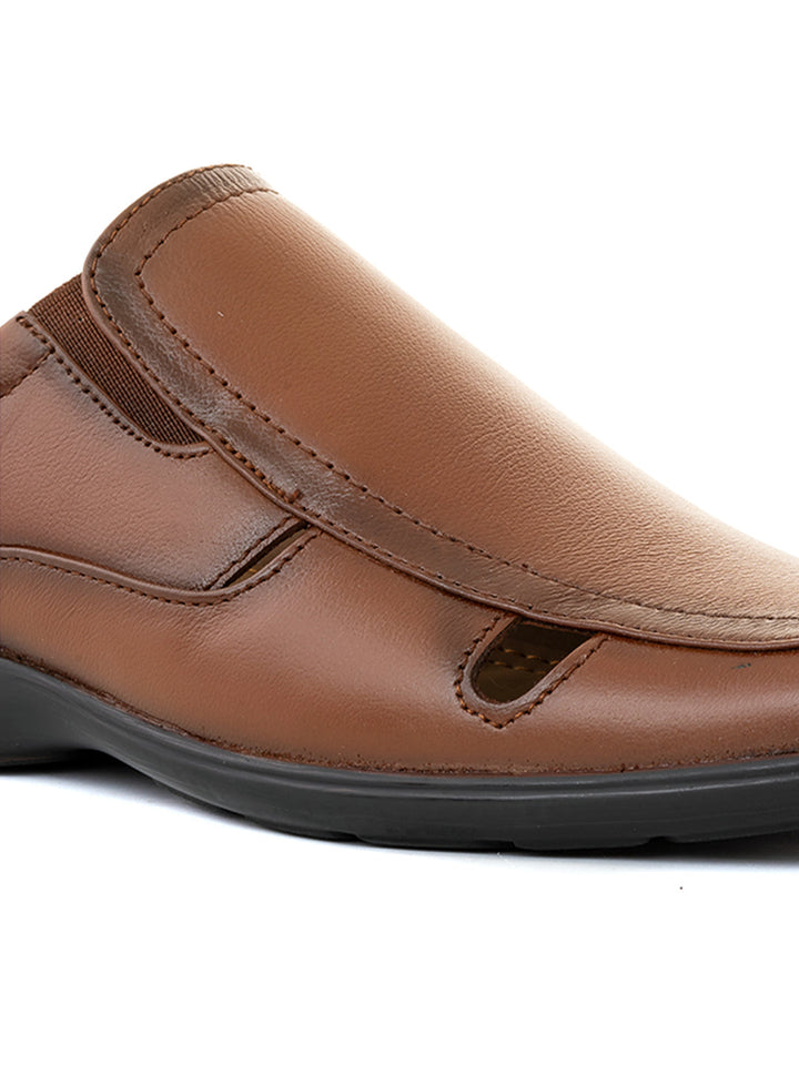 Khadim Lazard Leather Mule Slip On Sandal for Men