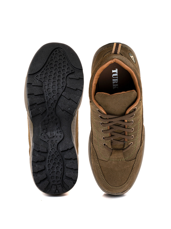 Khadim Turk Outdoor Leather Hiking Boots for Men