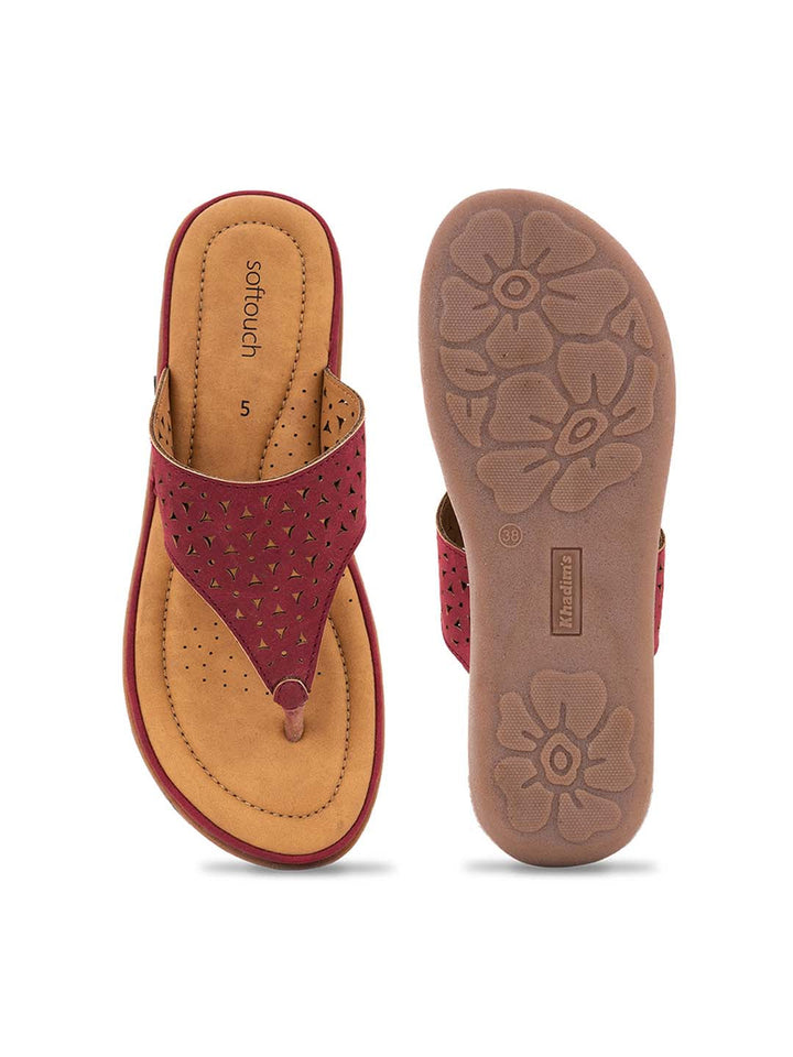 Khadim Softouch Flat Slip On Sandal for Women